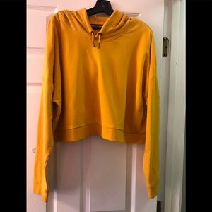 Misses crop top hoodie
